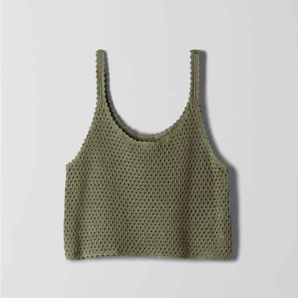 Brand New Never Worn Wilfred Crochet Tank Top Size Small